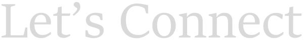 Header - Let's Connect