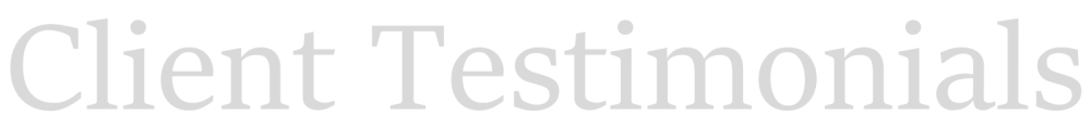 Header - Client Testimonials